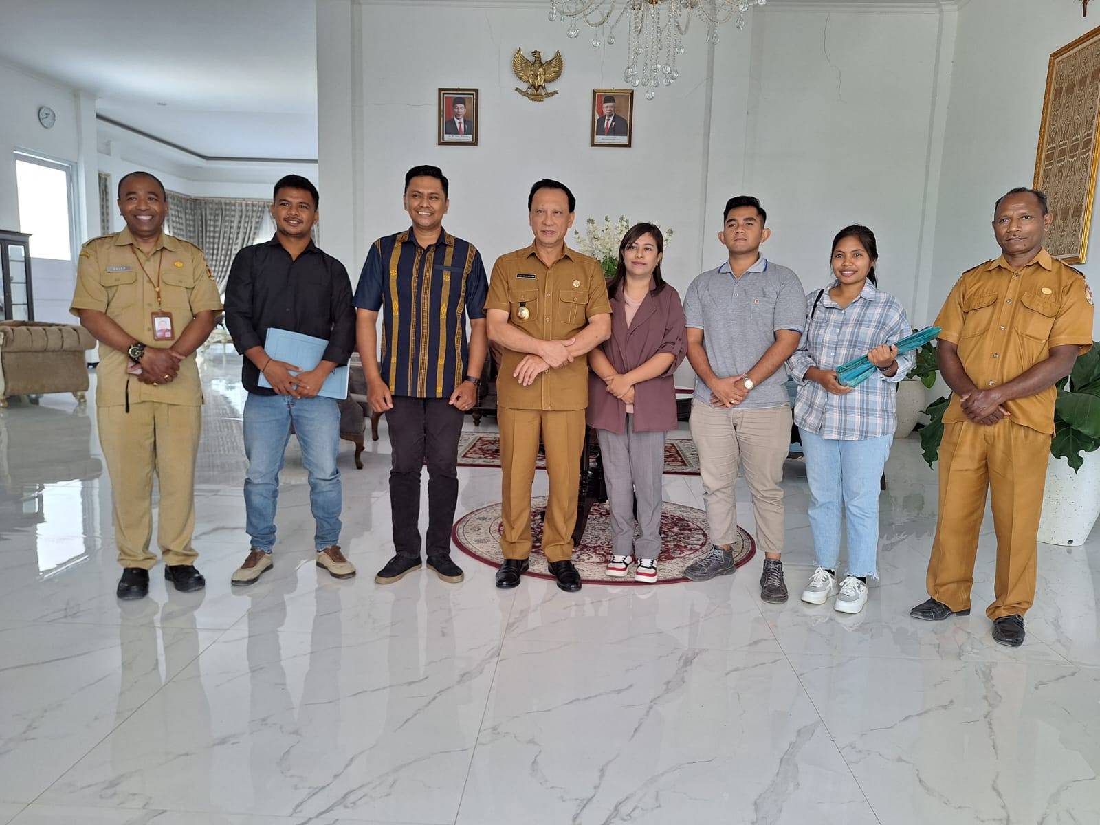  TIM EXPLORE BERSAMA ENUMERATOR MELAKUKAN AUDIENCE DI KABUPATEN BELU 