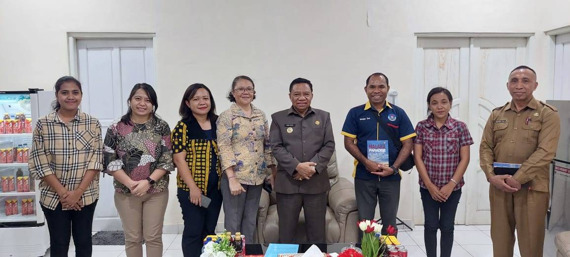 TIM EXPLORE BERSAMA ENUMERATOR MELAKUKAN AUDIENCE DI KABUPATEN MALAKA